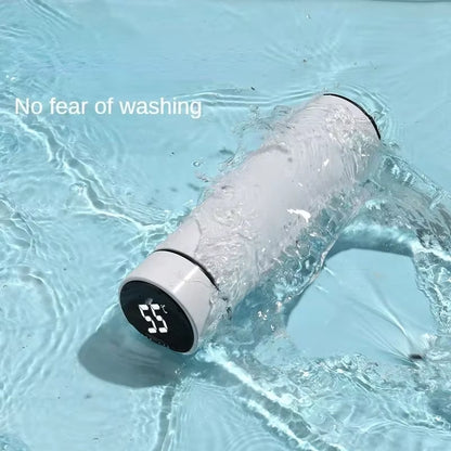 500Ml Stainless Steel Thermos Bottle with Digital Temperature Display LED Intelligent Temperature Measurement Cup Vacuum Flask